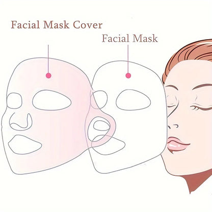 1pc 3D Silicone Mask - Reusable Mask Cover - Facial Moisturizing